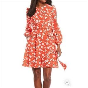 Eliza J / Floral Crepe Dress